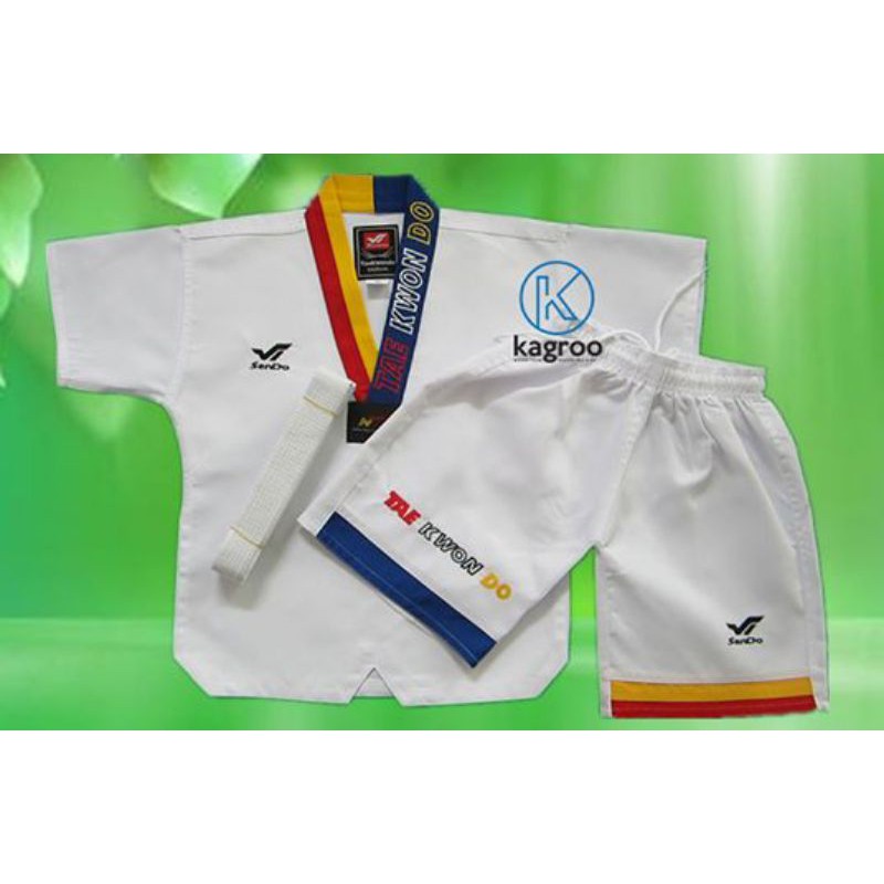 Võ Phục Ngắn Taekwondo - Đồ Mùa Hè Thoáng Mát