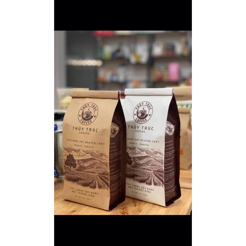 Cafe bột nguyên chất Thuỷ Trúc - Cà phê hàng đầu Dak Nông (gói 500g)