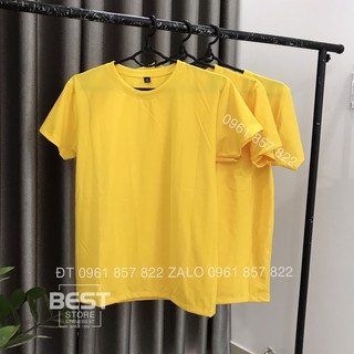 ÁO THUN TRƠN VÀNG CÚC GIÁ TẬN XƯỞNG BEST