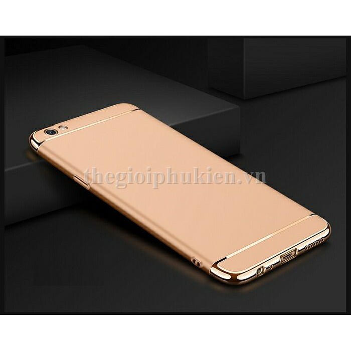 Ốp lưng 3 mảnh Plastic 360 cho OPPO F3 Lite A57 hiệu 2D Leather
