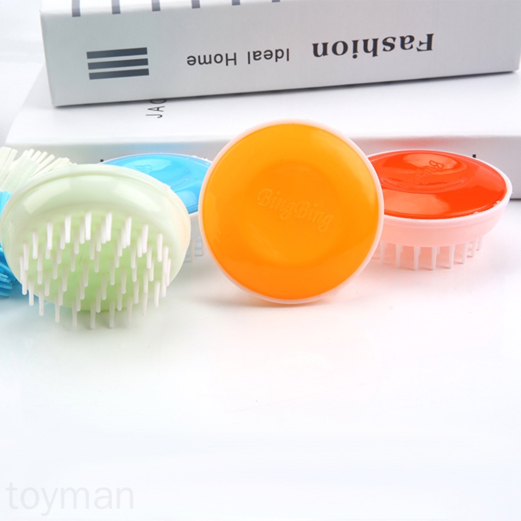 Lược gội massage da đầu thúc đẩy lưu thông máu nhiều màu tùy chọn