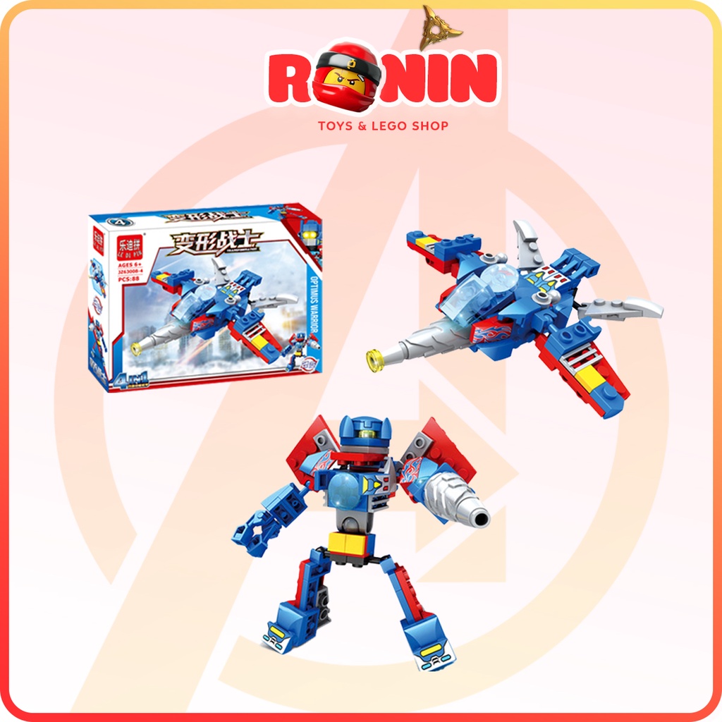 Bộ Đồ Chơi Lắp Ráp Robot Transformers Optimus Prime 4in1