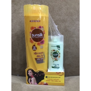 Dầu gội sunsilk mềm mượt 320g tặng kèm