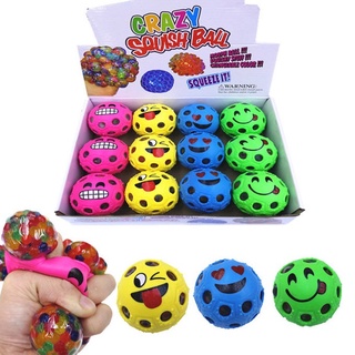  Mặt cười bóp hạt Squishy Mochi hình cảm xúc Emoji mềm mịn dễ thương chân thực giảm stress co dãn đàn hồi 