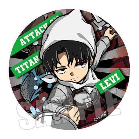 Huy hiệu cài áo IN HÌNH Attack on Titan Đại chiến Titan anime chibi dễ thương tiện lợi m3