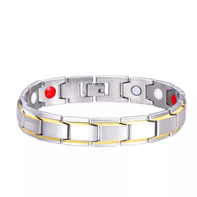 (Trang sức Giá Rẻ) Vòng đeo tay nam thời trang mạ vàng mạ đồng quyến rũ phụ kiện thời trang Hàn Quốc