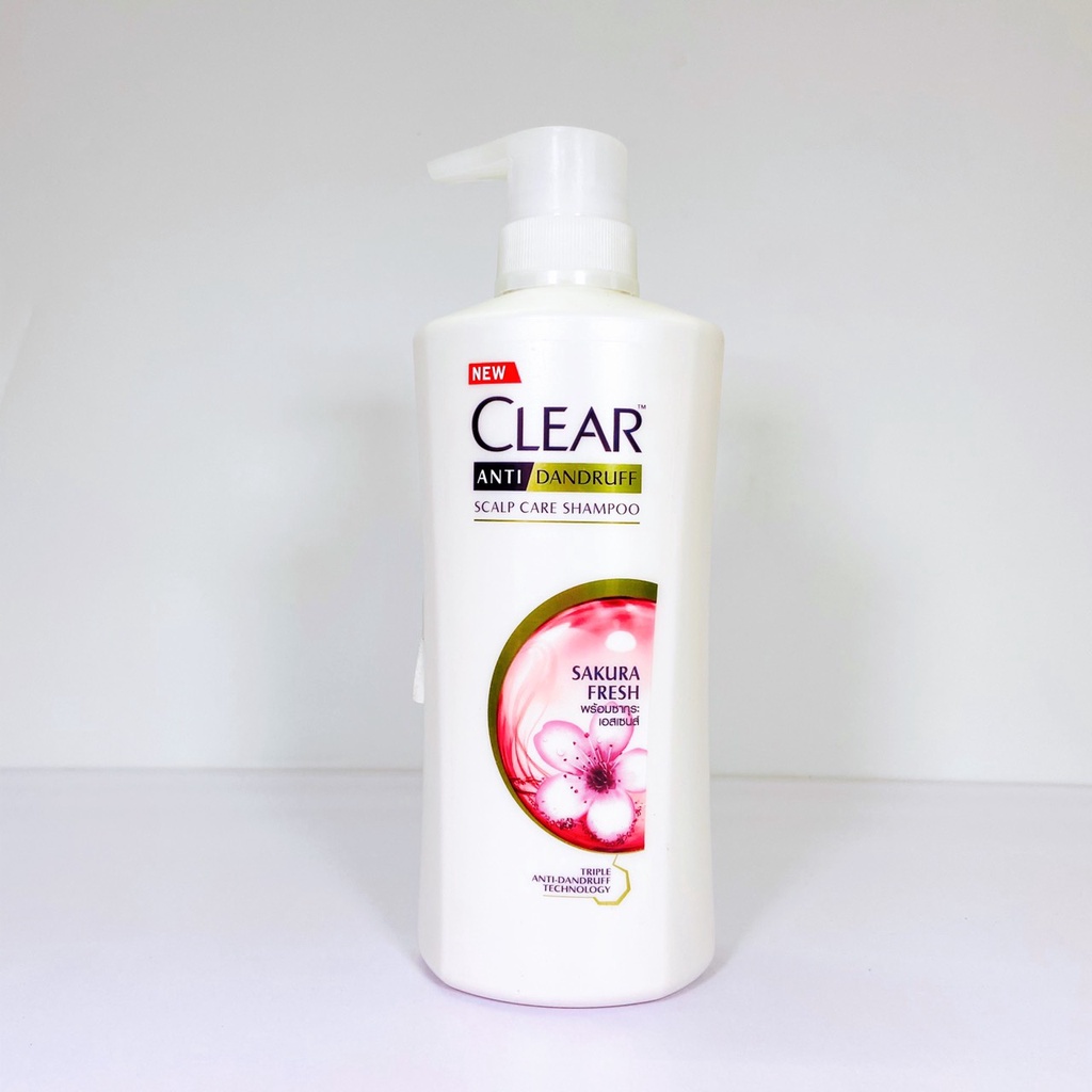 Dầu gội giảm gàu the mát Clear bạc hà thái lan 480ml