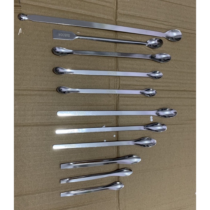 Thìa lấy mẫu inox, thìa cân mẫu inox
