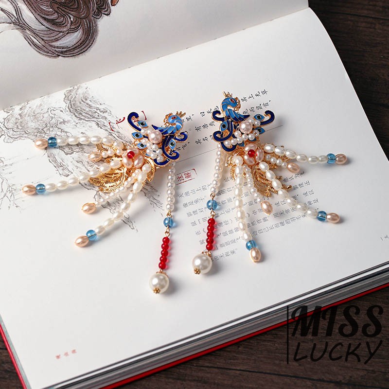 Kẹp Tóc Nữ Kiểu Dáng Retro Phong Cách Trung Hoa