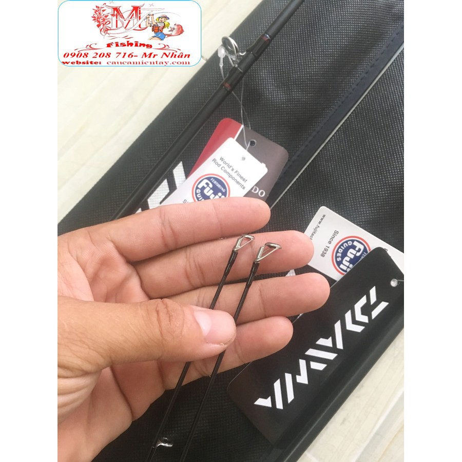 CẦN CÂU LURE DAIWA TORNADO KHOEN FUJI MÁY ĐỨNG VÀ NGANG