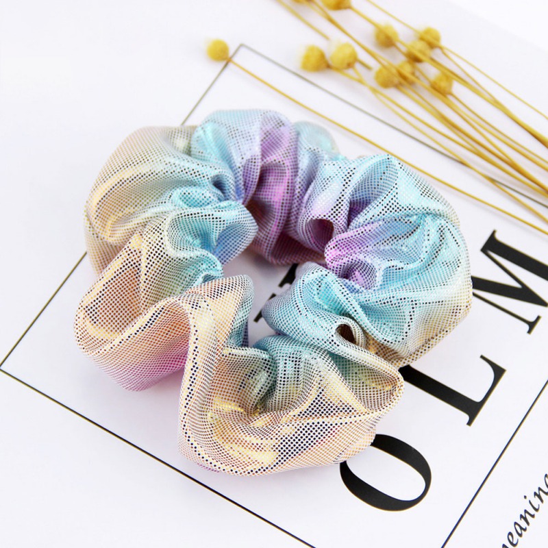 Dây buộc tóc màu gradient xinh xắn