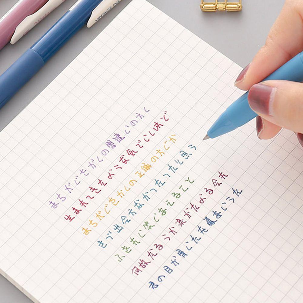 CHOOKEY Set 4 Bút Mực Nước Morandi Phong Cách Retro