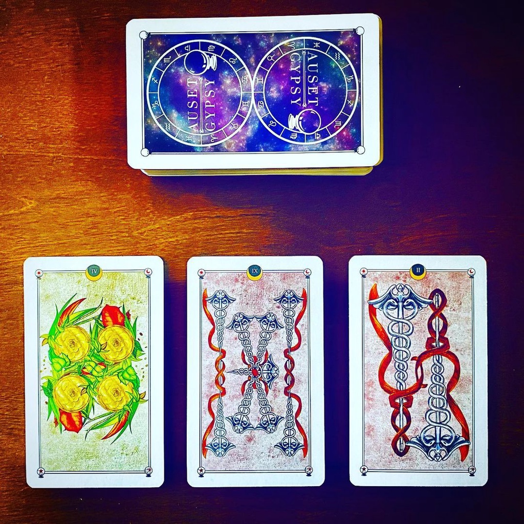 Bộ Bài Auset Gypsy Tarot (Mystic House Tarot Shop) - Bài Gốc Authentic Chính Hãng 100%