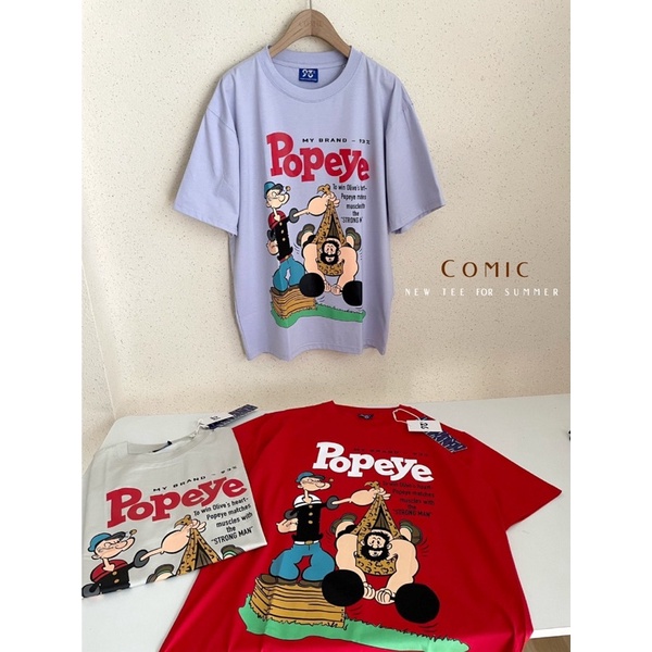Áo thun popeye quả tạ 93%