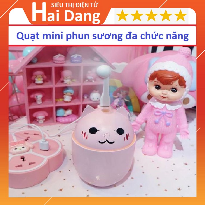 Quạt mini phun sương -Máy phun sương đa chức năng