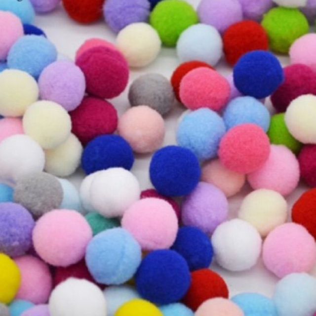 Hạt pom pom/ gòn lông
