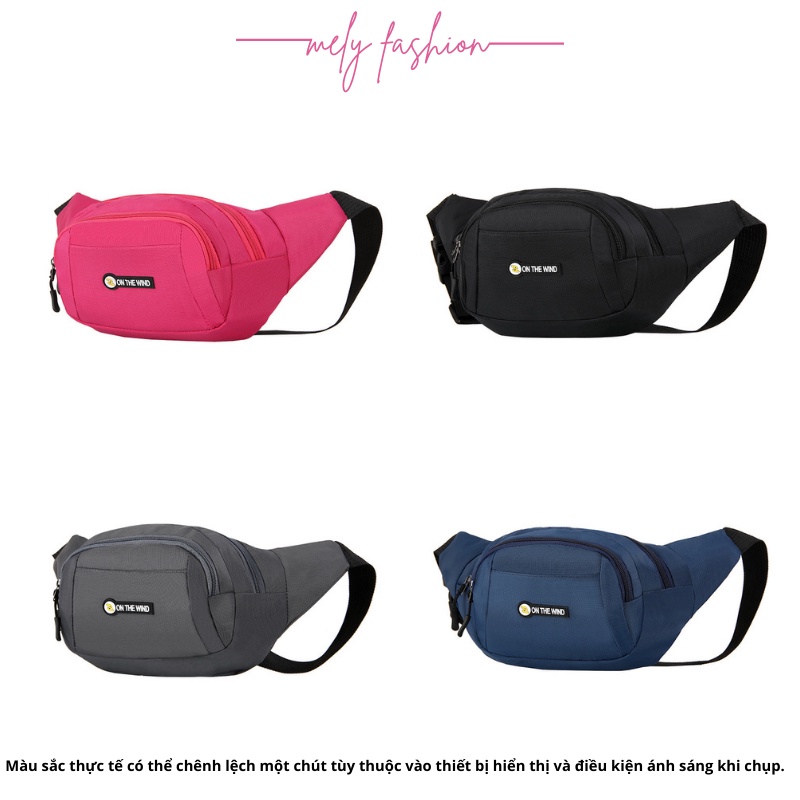 Túi đeo chéo hông bụng nam nữ chạy bộ thể thao dã ngoại nhiều ngăn cực kỳ tiện dụng TV02