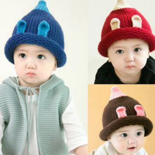 Mũ len tai thỏ cho bé từ 6_36 tháng tuổi