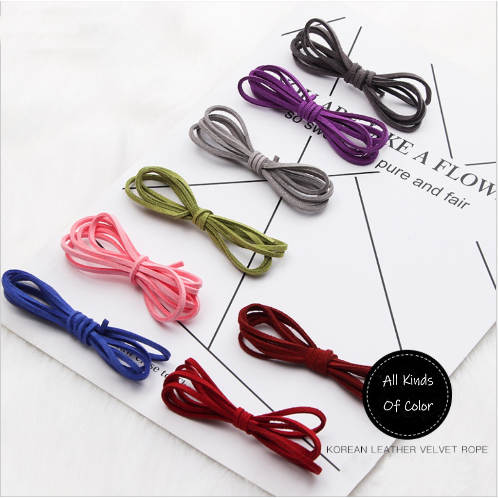 Cuộn Dây Da Lộn Dài 5 Yard Dày 3mm Dùng Làm Đồ Thủ Công