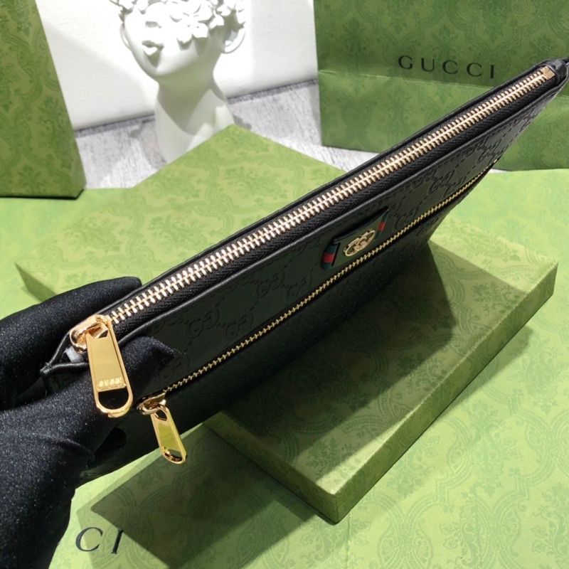 Clutch cầm tay cho nam thương hiệu Gucci GC cao cấp da thật
