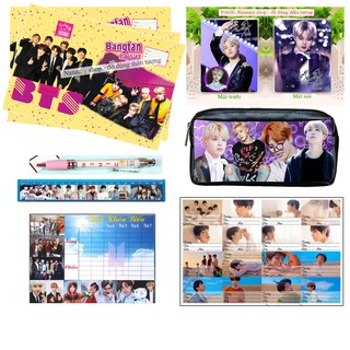 COMBO ĐỒ DÙNG HỌC TẬP JIMIN BTS