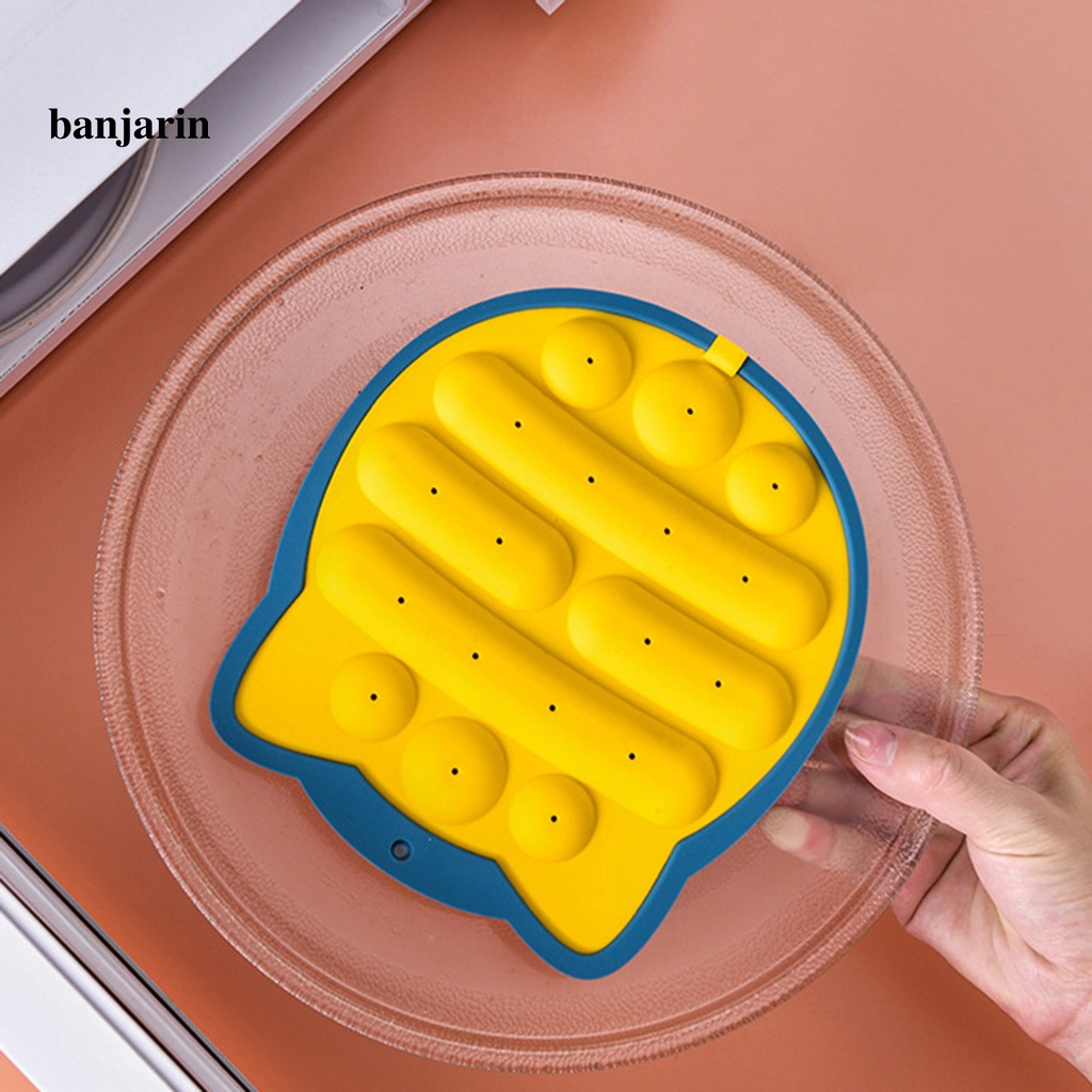 Khuôn Làm Xúc Xích / Bánh Hot Dog Bằng Silicone Chống Dính Hình Cú Mèo