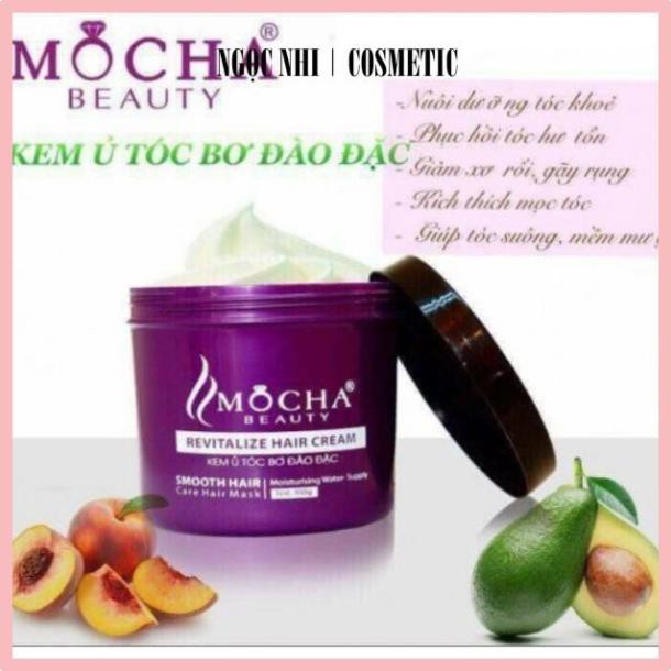 (Chính Hãng 100%)  KEM Ủ TÓC BƠ ĐÀO MOCHA