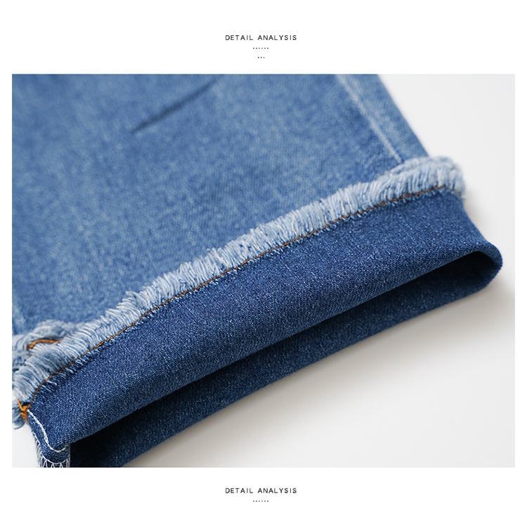 Quần Denim Ống Rộng Phong Cách Hàn Quốc Nhật Bản Mới 2022 Cho Bé Gái