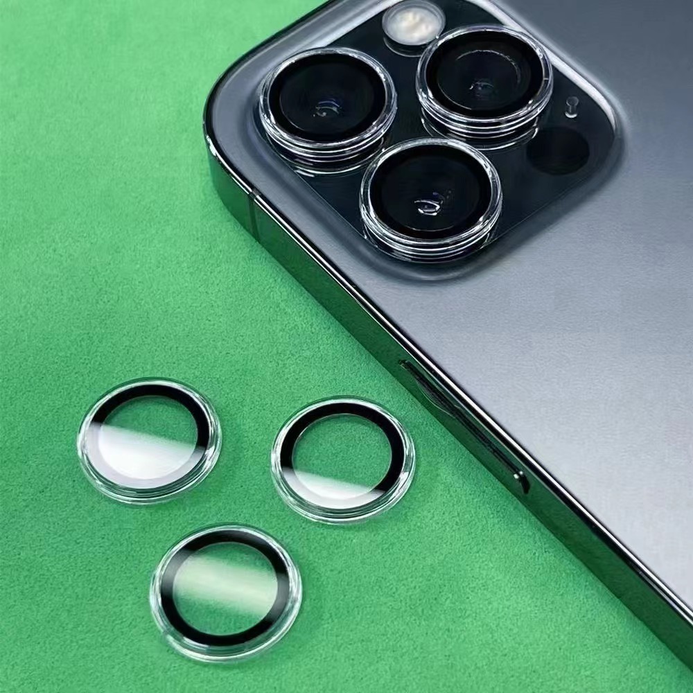 Kính Cường Lực 3d Trong Suốt Bảo Vệ Ống Kính Máy Ảnh Cho iphone 15 14 13 11 12 pro max 13 12 Ốp