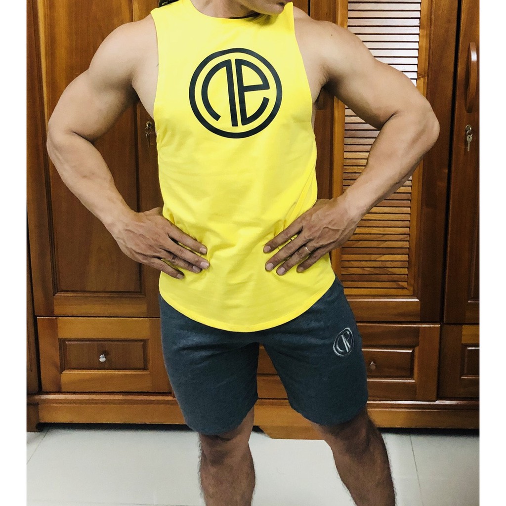 Áo Tanktop Tập Gym Nam  FREESHIP  Gym BUILT - Áo Ba Lỗ Tập Gym AN03