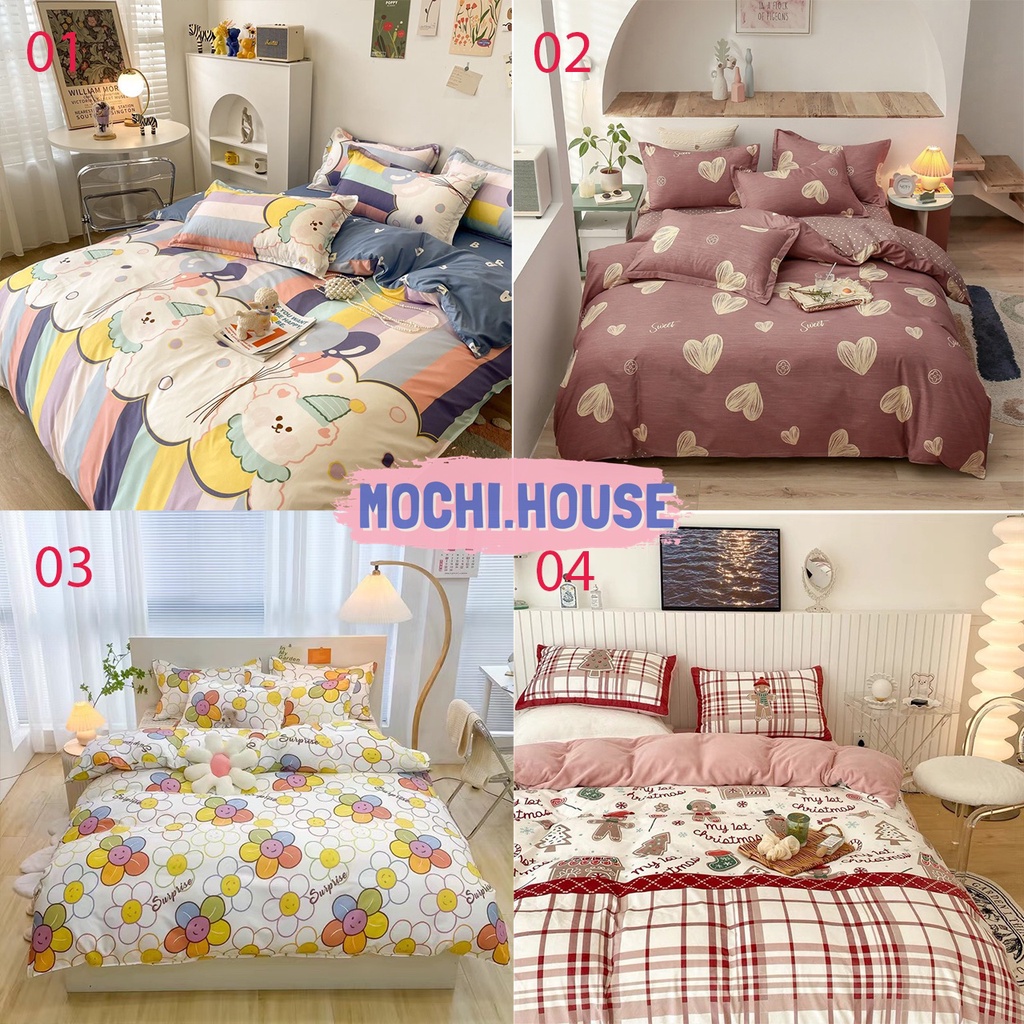 [DÀNH CHO NỆM CAO] SET CHĂN GA GỐI POLY COTTON NHIỀU MẪU MỚI NHẤT, GA GIƯỜNG ĐẸP | BigBuy360 - bigbuy360.vn