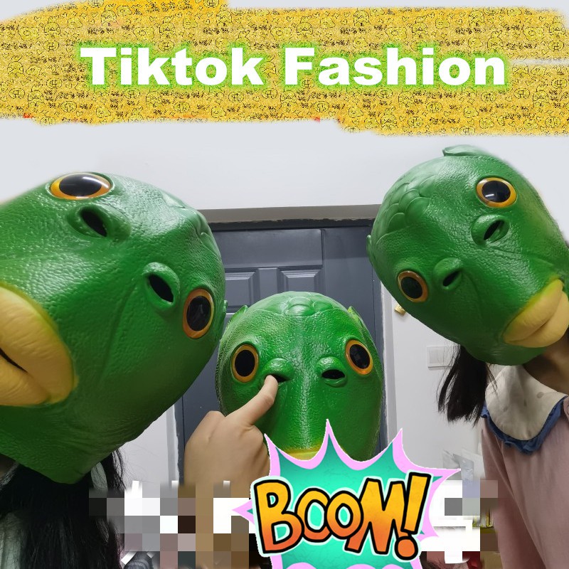 Mũ Trùm Đầu Hóa Trang Hình Cá Đáng Yêu