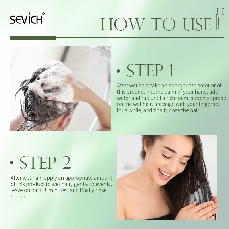 Combo Gội 30ml, Xả 30ml Dầu gội Sevich Chuyên nghiệp chuẩn Salon cho tóc chắc sạch, khỏe, mềm mượt,Dễ dàng mang theo
