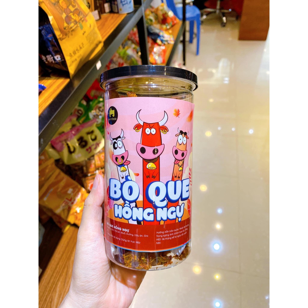 Khô bò que Hồng Ngự hũ 250g siêu ngon Date Mới