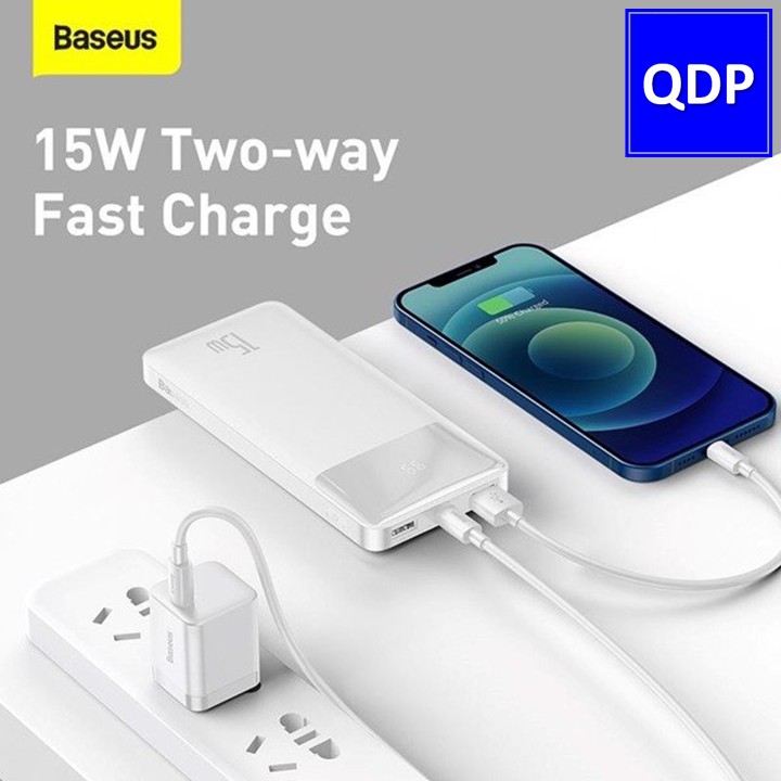 Sạc dự phòng sạc nhanh 15W 10.000mAh Baseus Bipow Baseus Bipow Digital Display