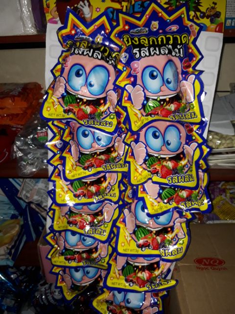 Kẹp nổ Thái Lan  gói hình mặt hề (combor 2 gói)