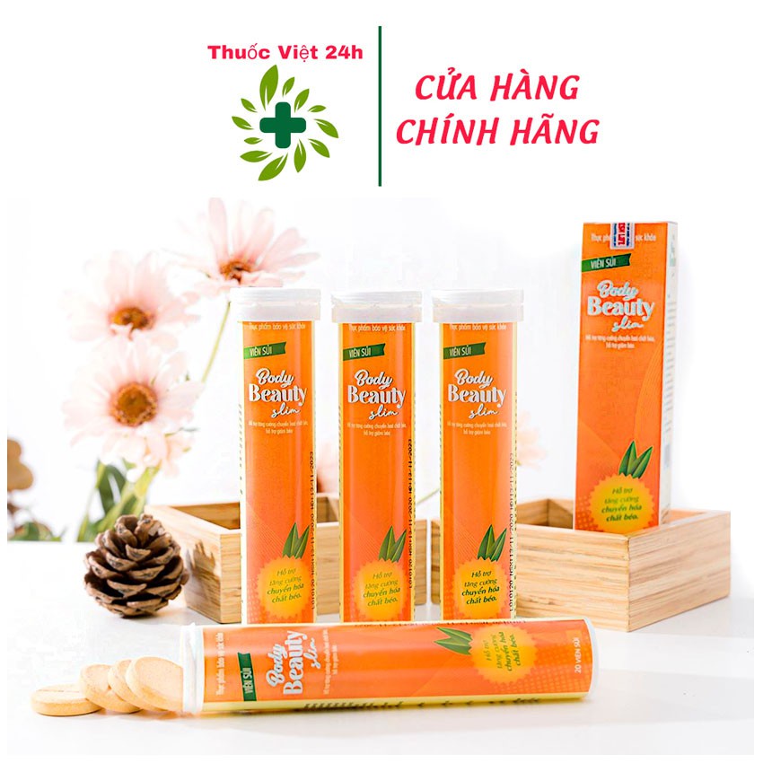 Viên Sủi BODY BEAUTY SLIM GIẢM CÂN AN TOÀN - CẤP TỐC - GIẢM NGAY 7-10KG SAU 1 LIỆU TRÌNH 4 HỘP.