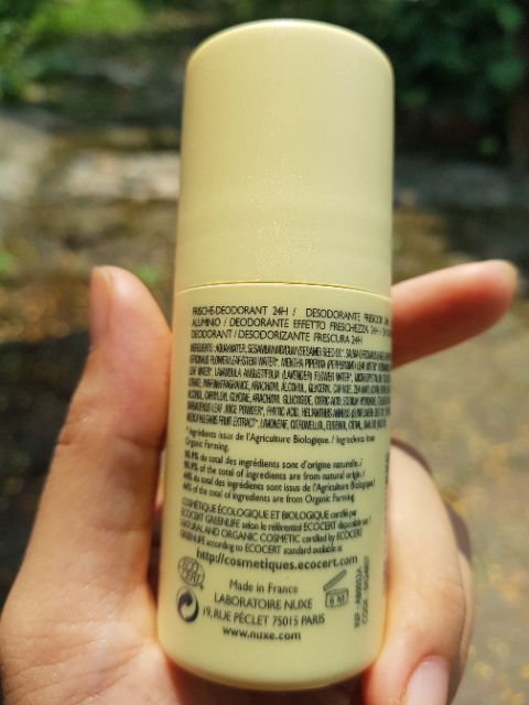 LĂN KHỬ MÙI HỮU CƠ BIO BEAUTY BY NUXE