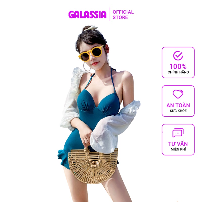 Đồ bơi nữ 1 mảnh bikini đi biển đẹp kín đáo chính hãng GALASSIA