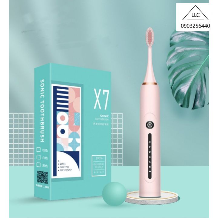 Bàn chải điện sóng âm SONIC X7 Sonicare Protective Clean, tặng 4 đầu chải thay thế, sạch gấp 20 lần