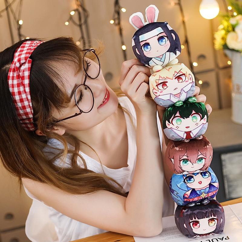 (new) Thú bông móc khóa hình Gối mochi Sakura anime chibi