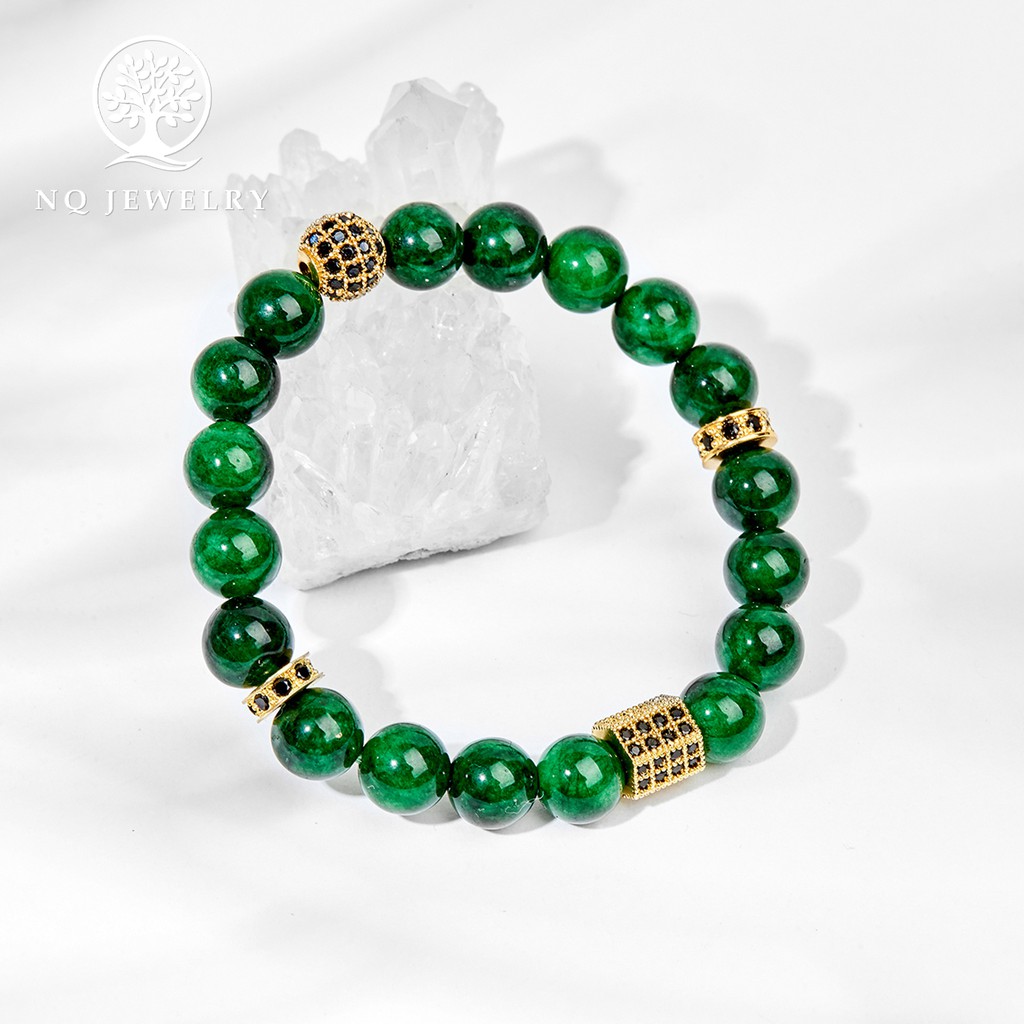 Vòng tay phối 3 charm si - NQ Jewelry