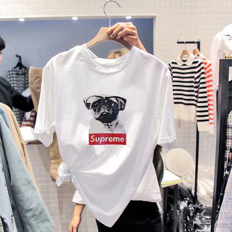 Áo Thun Mùa Hè In Họa Tiết DaDu Đơn Giản Trẻ Trung  Áo Thun Tay Ngắn Dáng Rộng In Họa Tiết Hoạt Hình Thời Trang Xinh Xắn