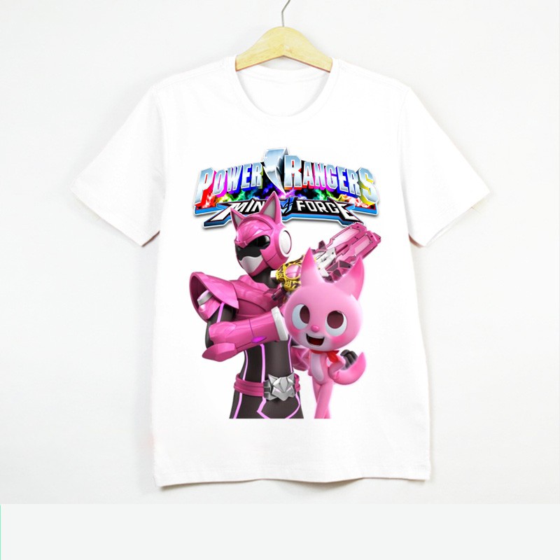 Hot Áo thun trẻ em hoạt hình Biệt Kích Nhỏ Miniforce X Áo phông bé trai bé gái giá tốt