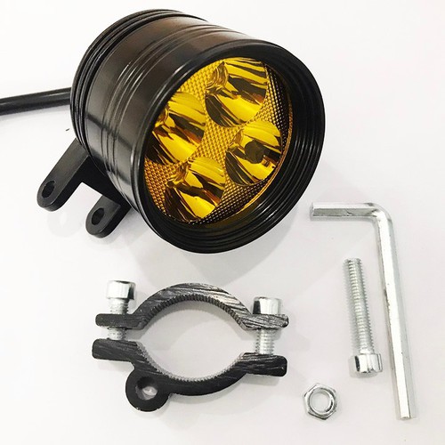Đèn pha led L4 NGẮN siêu sáng, Đèn led tản nhiệt gắn cho xe ga xe số kèm phụ kiện