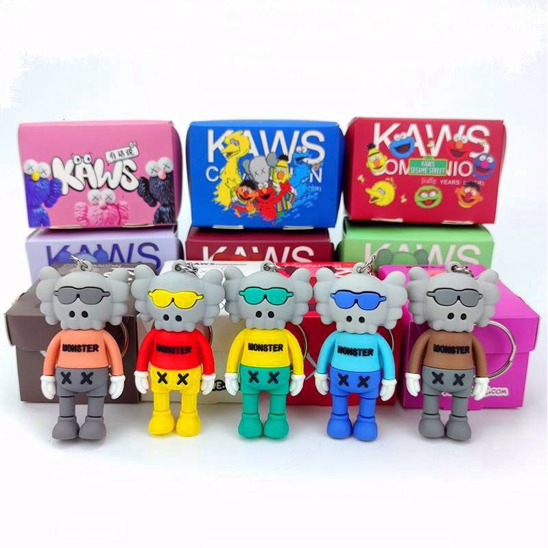 Móc Khóa Hình Kaws 3D Dễ Thương