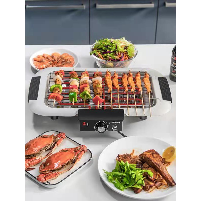 Bếp Nướng Điện Không Khói 2000W BBQ Grill, ăn ngon mà không lo khói BY -1909!