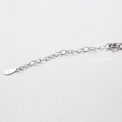 Dây chuyền bạc 925 đính đá nhân tạo hàng hộp sang trọng Bella925 - X004