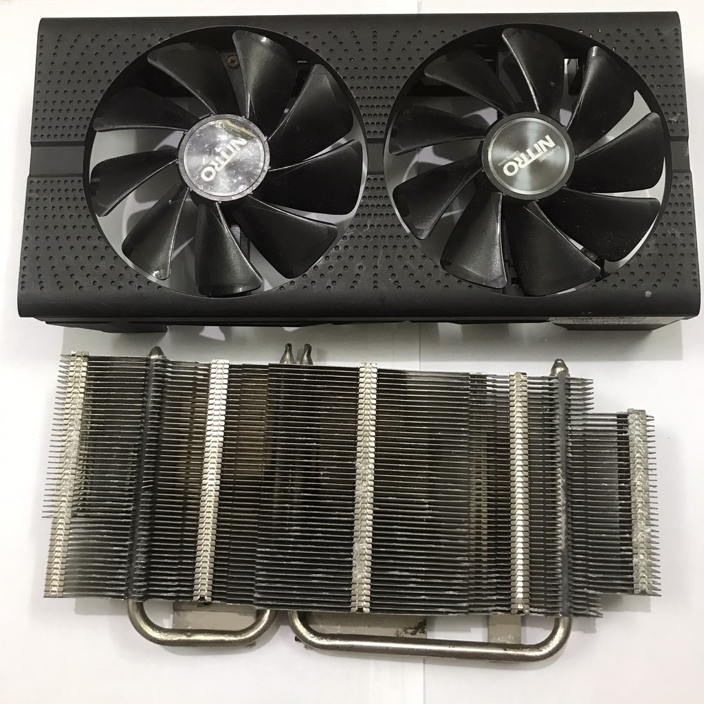 Bộ quạt tản nhiệt cho VGA saphire Nitro khoảng cách tâm ốc 53mm FANTAN007