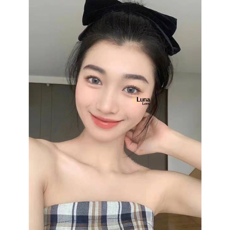 MỘT ĐÔI KÍNH ÁP TRÒNG MÀU XÁM BẠC WINDY GRAY SIÊU ÊM SIÊU MỀM NỘI ĐỊA TRUNG QUỐC - LENS CÓ ĐỘ CẬN